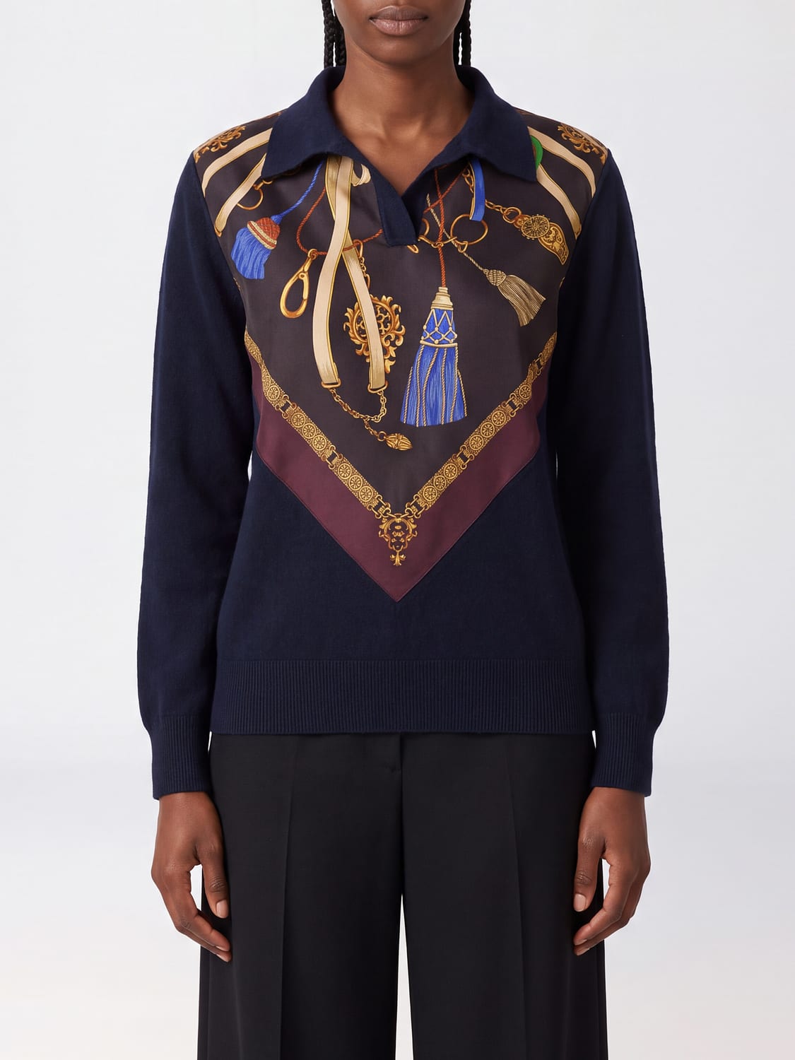 ETRO POLO: Polo damen Etro, Bunt - Img 1