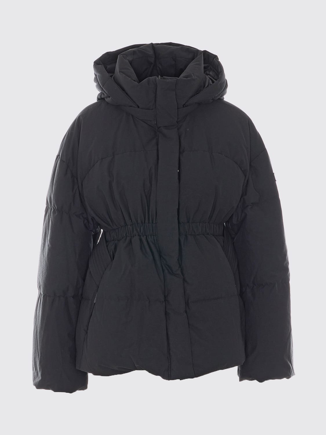 TATRAS CHAQUETA: Chaqueta acolchada corta Tatras de nailon y algodón con capucha y cuello alto, Negro - Img 2