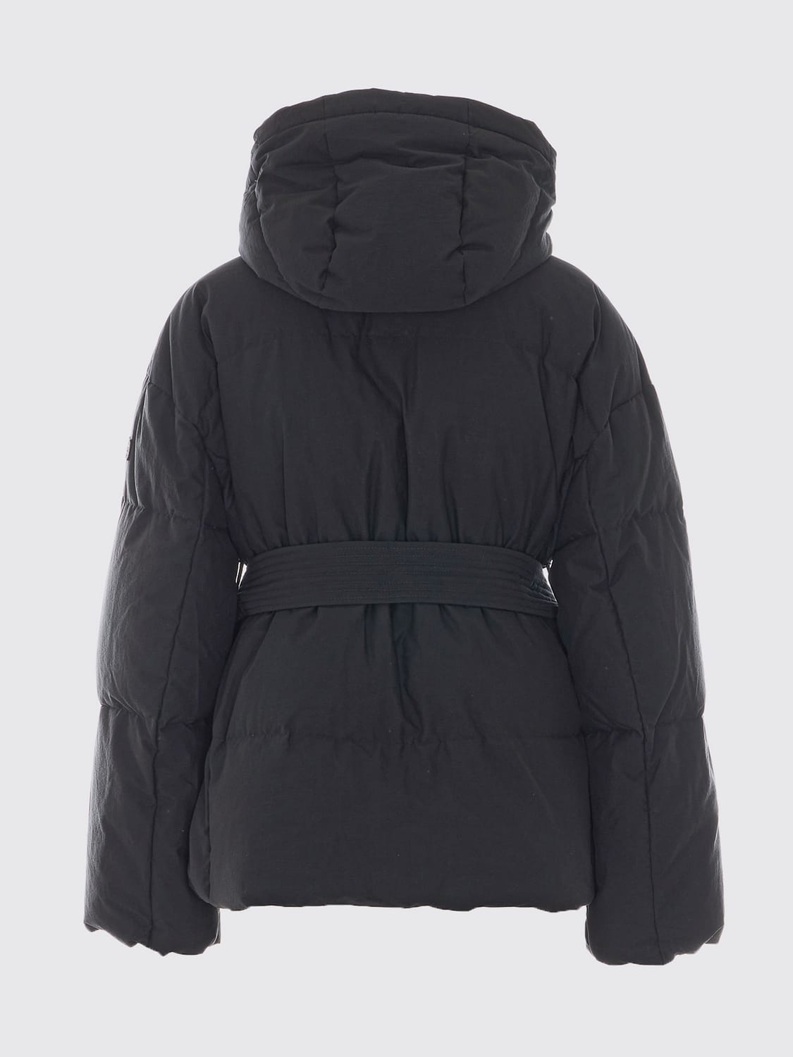 TATRAS CHAQUETA: Chaqueta acolchada corta Tatras de nailon y algodón con capucha y cuello alto, Negro - Img 3