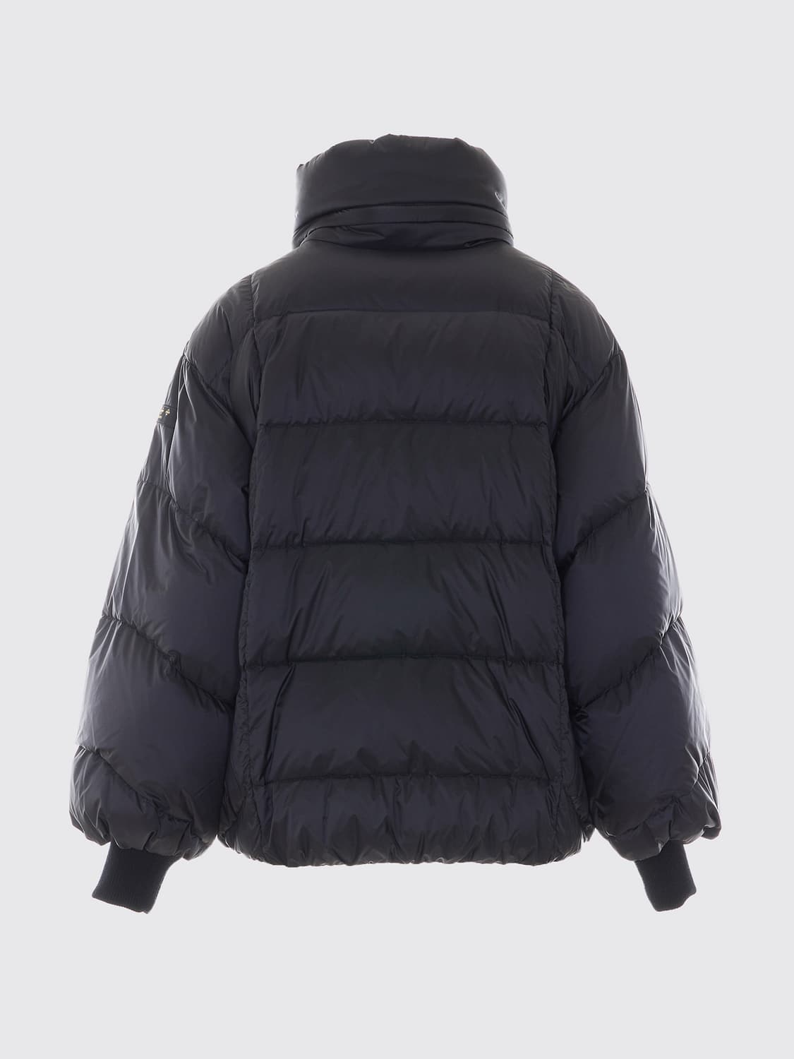 TATRAS CHAQUETA: Chaqueta acolchada corta Tatras de nailon hidrófugo con cuello embudo, Negro - Img 3