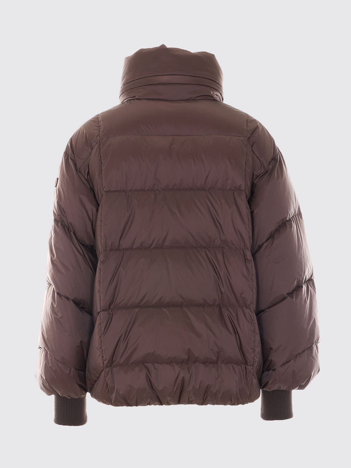 TATRAS JACKE: Kurze wasserabweisende Steppjacke Tatras aus Nylon mit Trichterkragen, Braun - Img 3