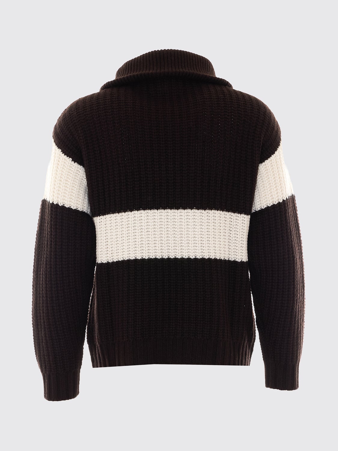 LISA YANG SWEATER: Sweater men Lisa Yang, Brown - Img 3