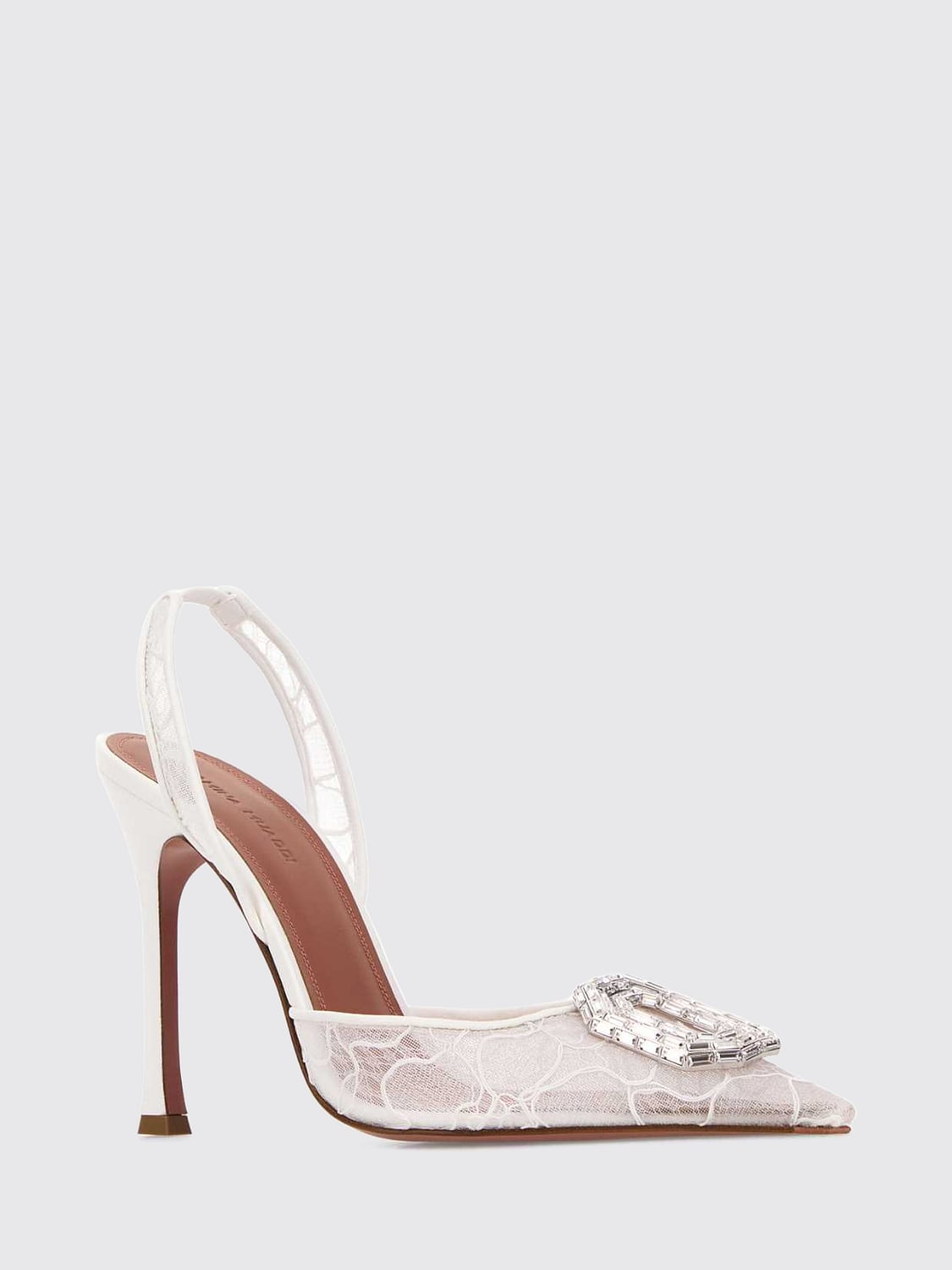 AMINA MUADDI ABSATZSCHUHE: Absatzschuhe damen Amina Muaddi, Ivory - Img 2