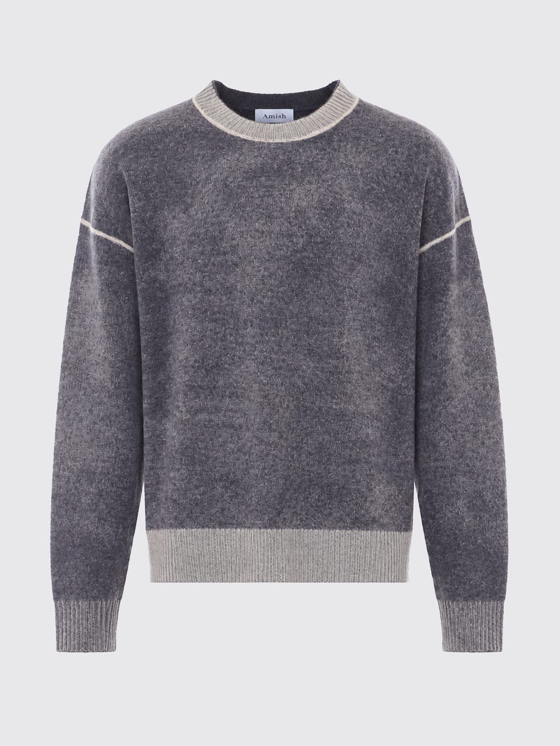 AMISH PULL: Pull homme Amish, Gris - Img 2