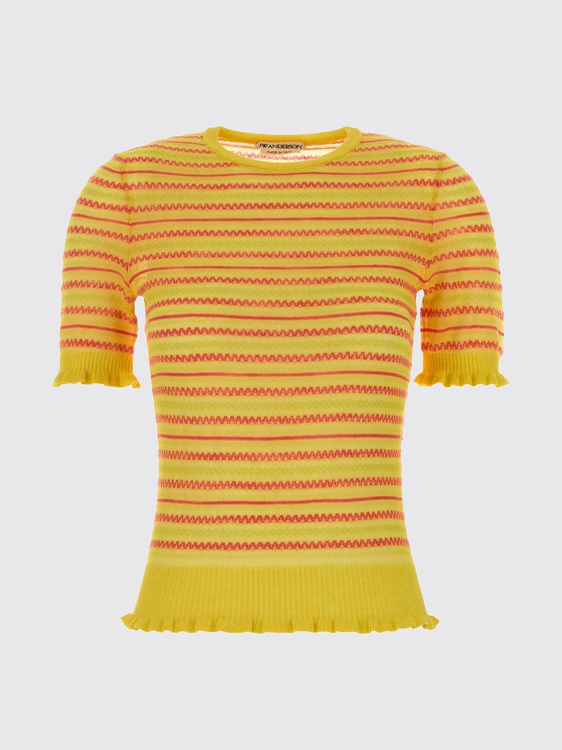JW ANDERSON PULLOVER: Pullover damen Jw Anderson, Zitronengelb - Img 2