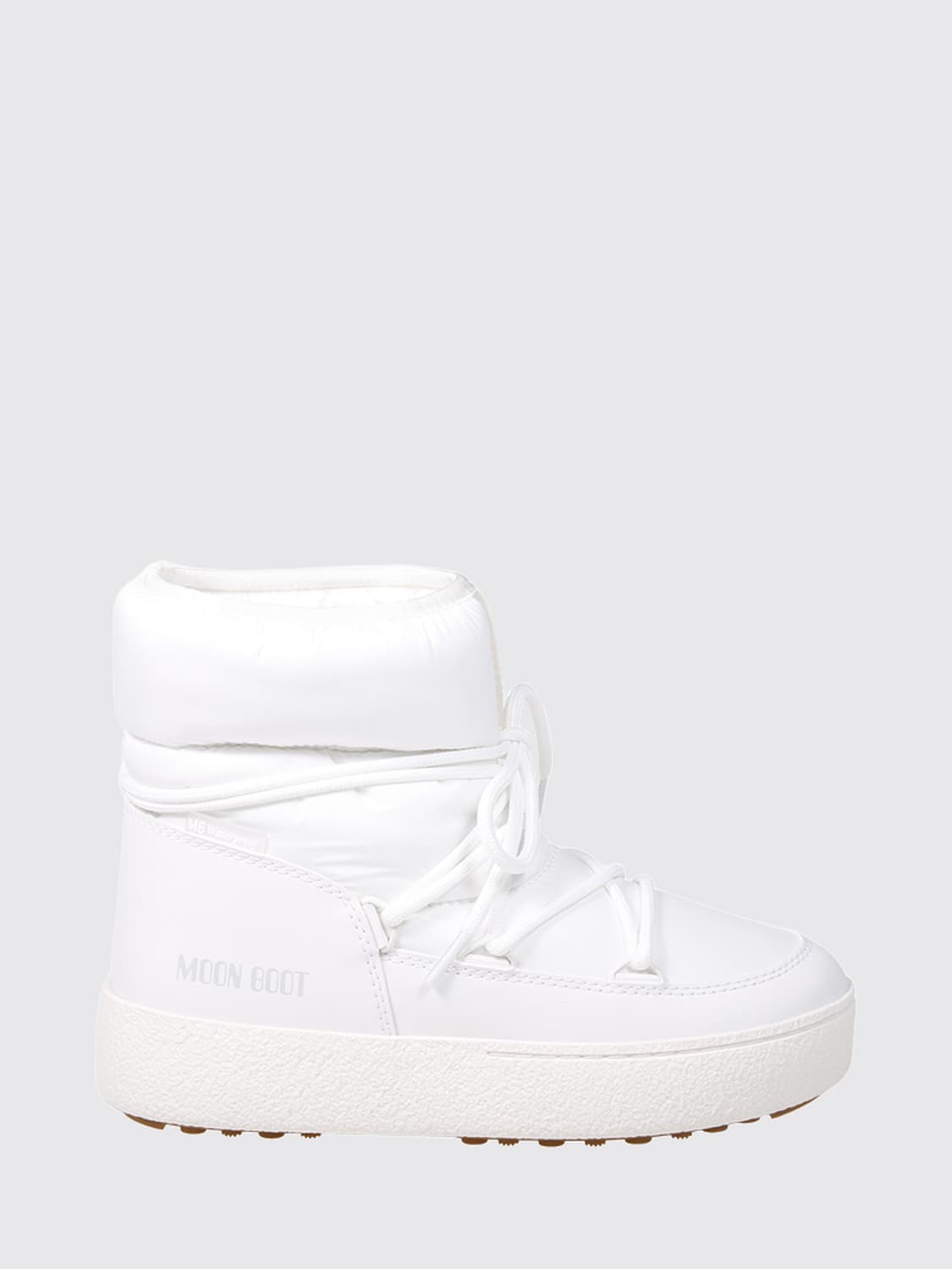 MOON BOOT FLAT ANKLE BOOT: Flat ankle boot woman Moon Boot, White - Img 1