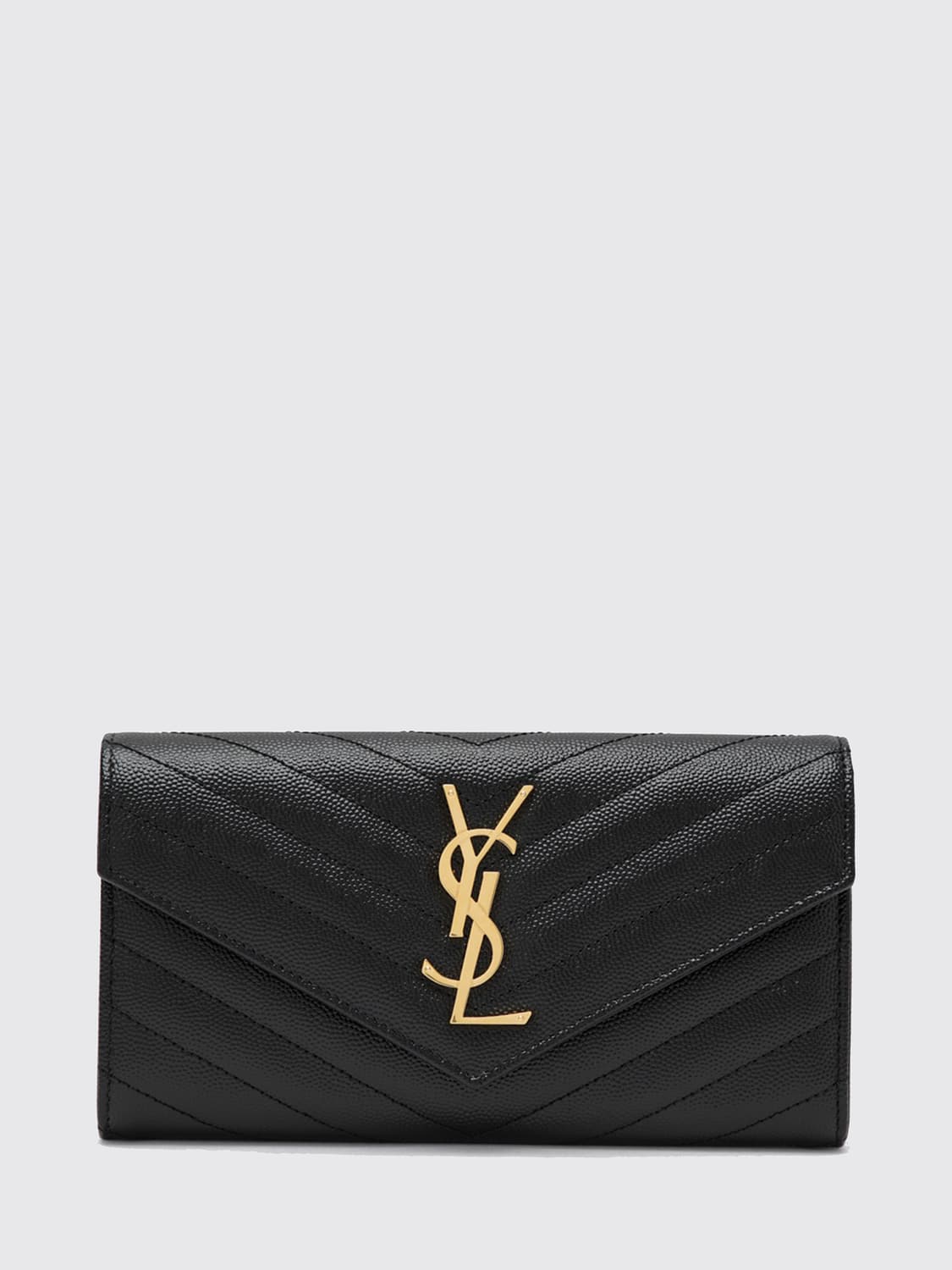 SAINT LAURENT PORTAFOGLIO: Portafoglio donna Saint Laurent, Nero - Img 1