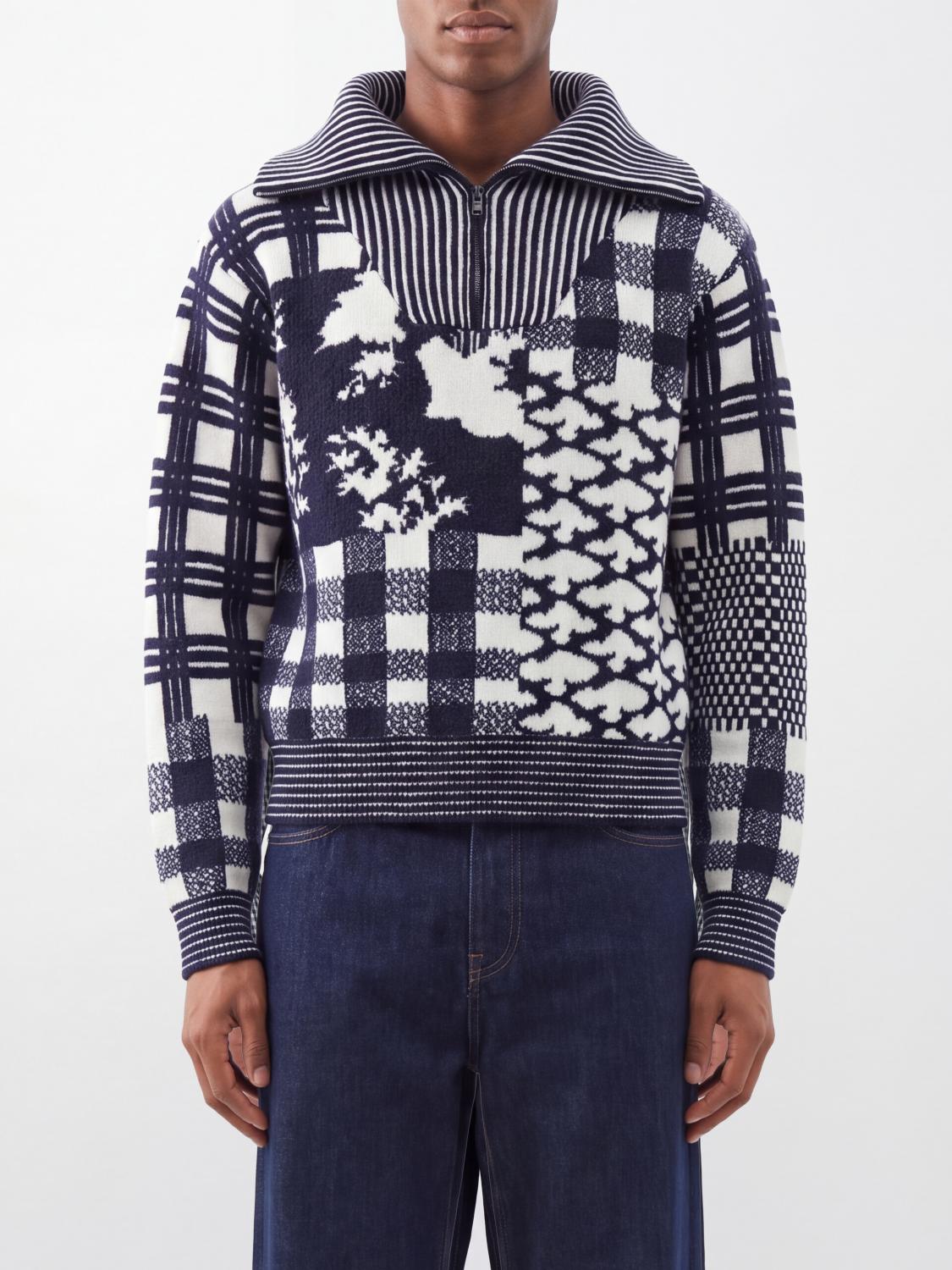 LOEWE SWEATER: Sweater men Loewe, Navy - Img 1