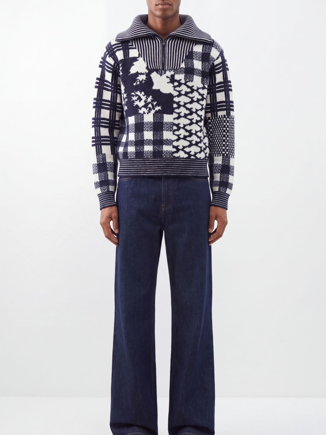 LOEWE SWEATER: Sweater men Loewe, Navy - Img 7