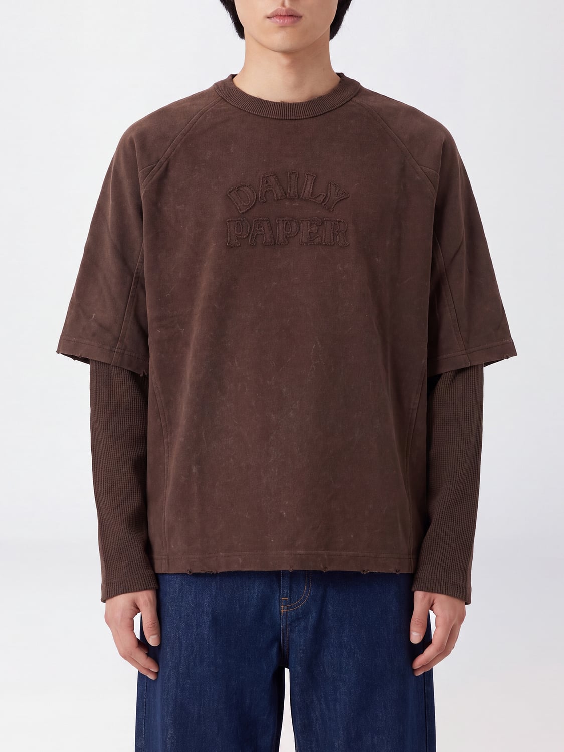 DAILY PAPER SWEATSHIRT: Sweatshirt herren Daily Paper, Braun - Img 1