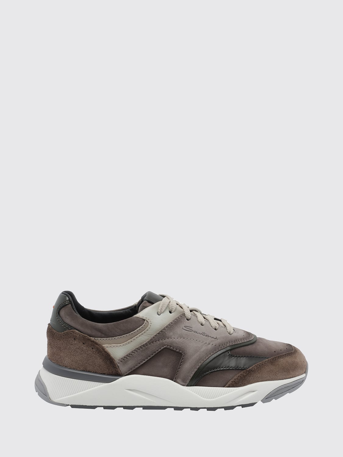 SANTONI SNEAKERS: Sneakers men Santoni, Brown - Img 1