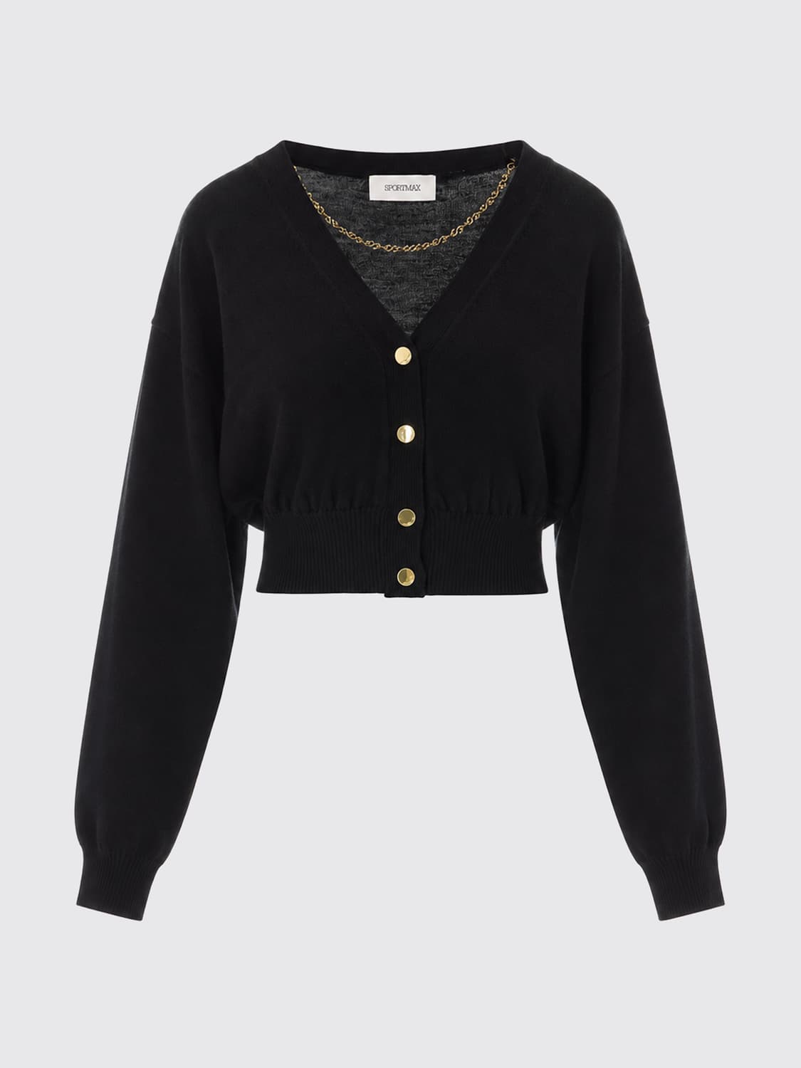 SPORTMAX PULLOVER: Pullover damen Sportmax, Schwarz - Img 2
