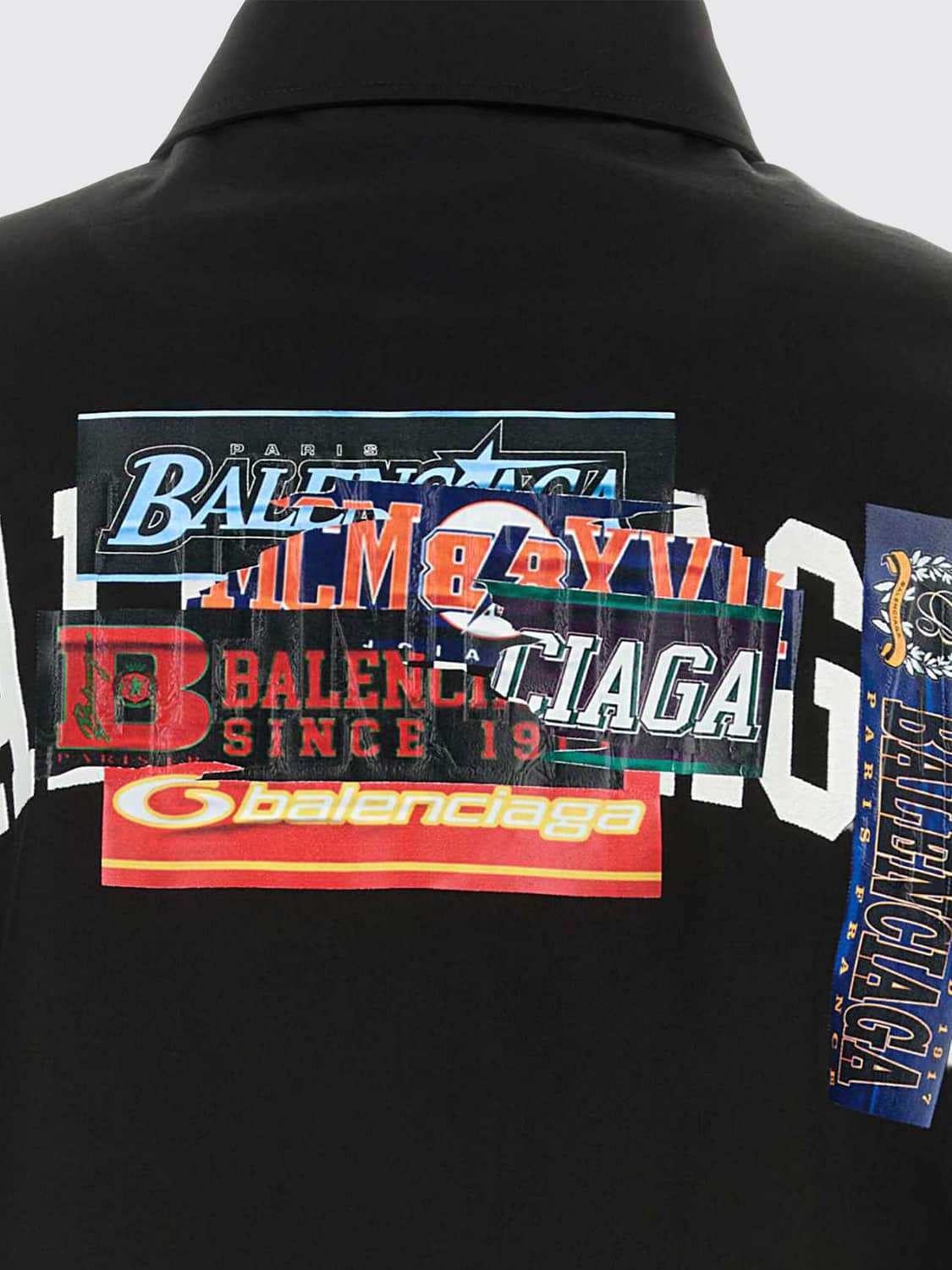 BALENCIAGA CAMICIA: Camicia uomo Balenciaga, Nero - Img 3