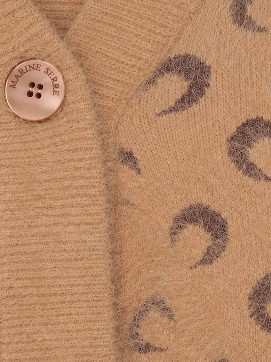 MARINE SERRE PULLOVER: Pullover damen Marine Serre, Beige - Img 4