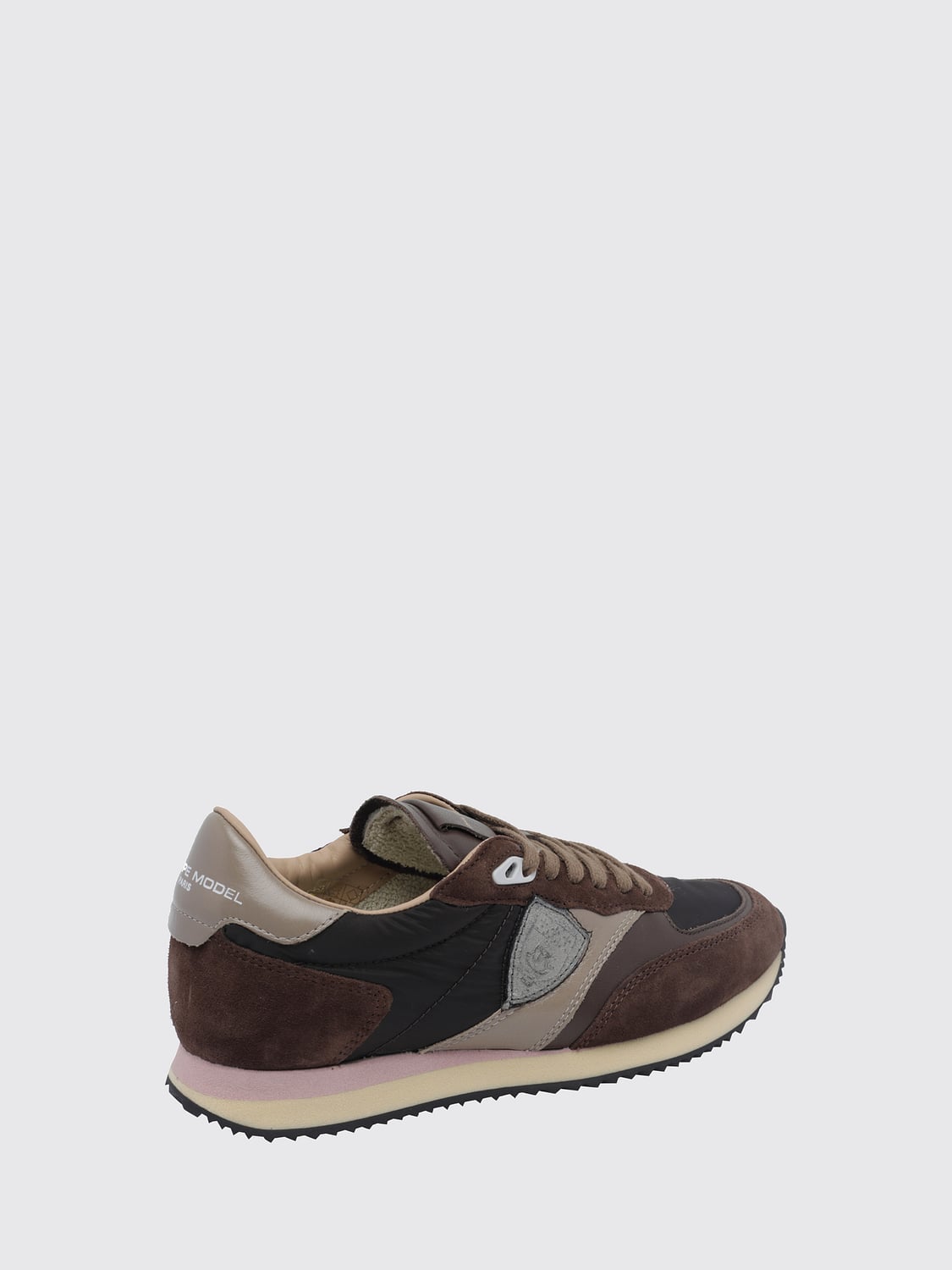 PHILIPPE MODEL SNEAKERS: Sneakers woman Philippe Model, Brown - Img 4