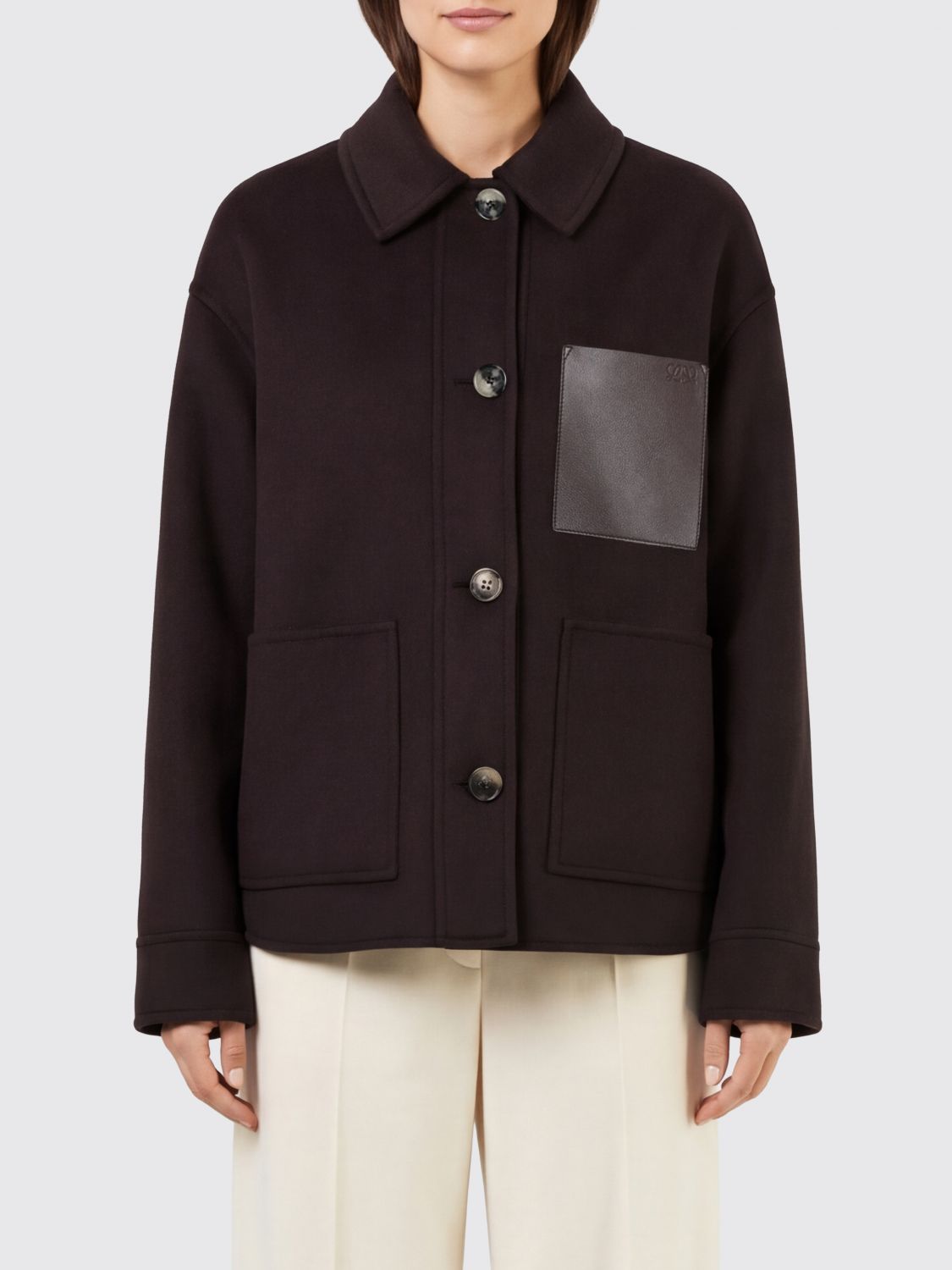 LOEWE MANTEL: Jacke damen Loewe, Braun - Img 1