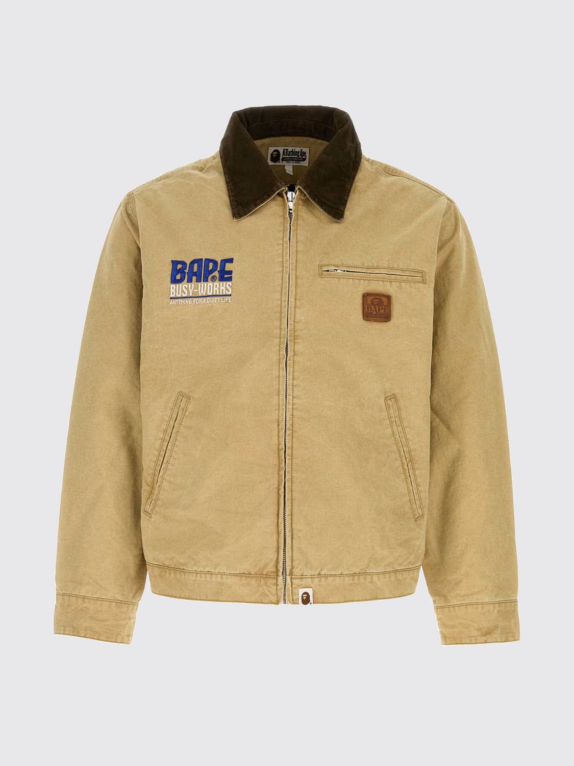 BAPE JACKET: Jacket men Bape, Beige - Img 2