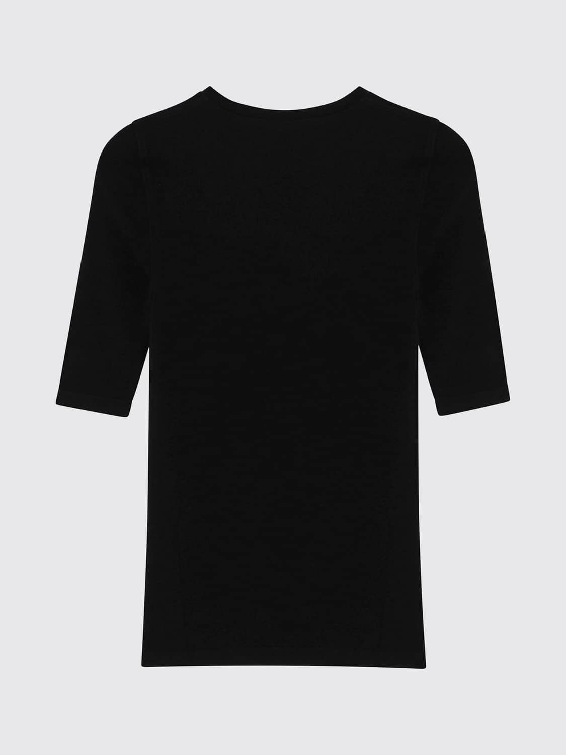 TOTEME TOP: Top de manga corta Toteme en mezcla de viscosa con corte slim fit, Negro - Img 3