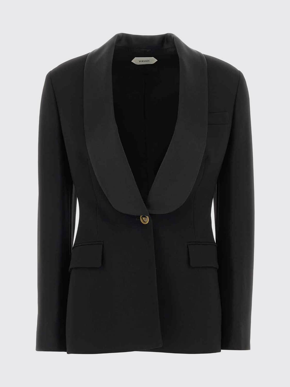 VERSACE JACKET: Jacket woman Versace, Black - Img 2