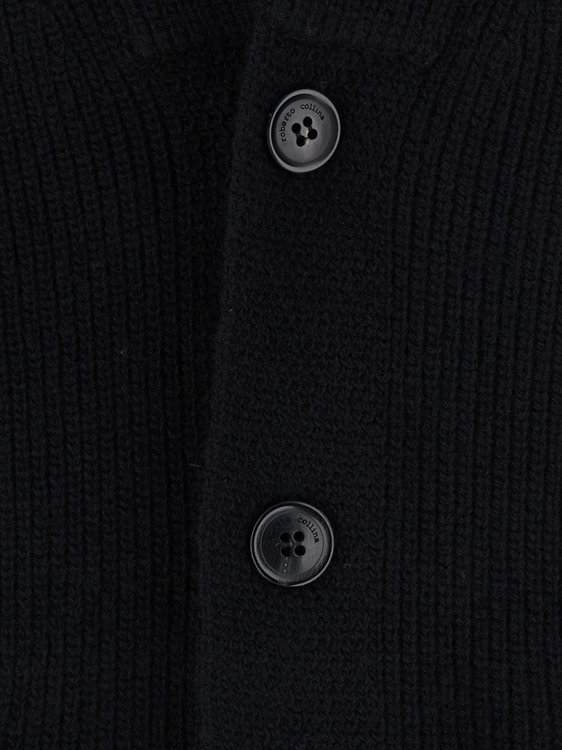 ROBERTO COLLINA SWEATER: Sweater men Roberto Collina, Black - Img 4