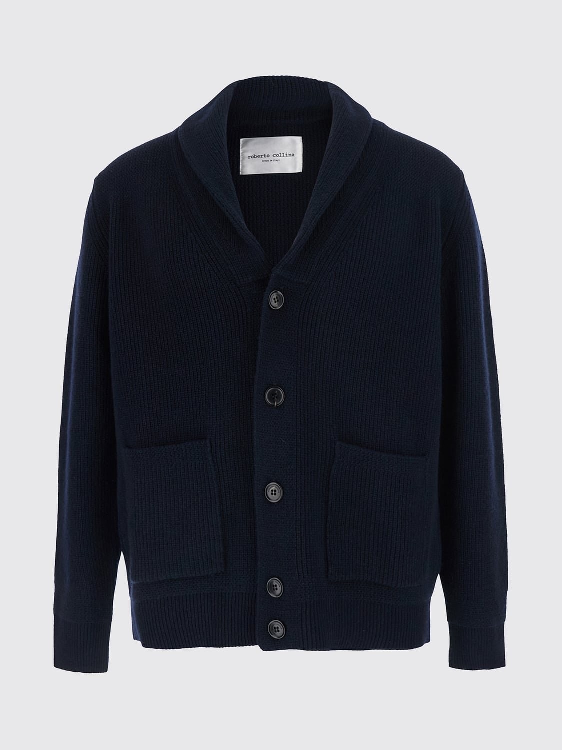 ROBERTO COLLINA PULL: Pull homme Roberto Collina, Bleu - Img 2