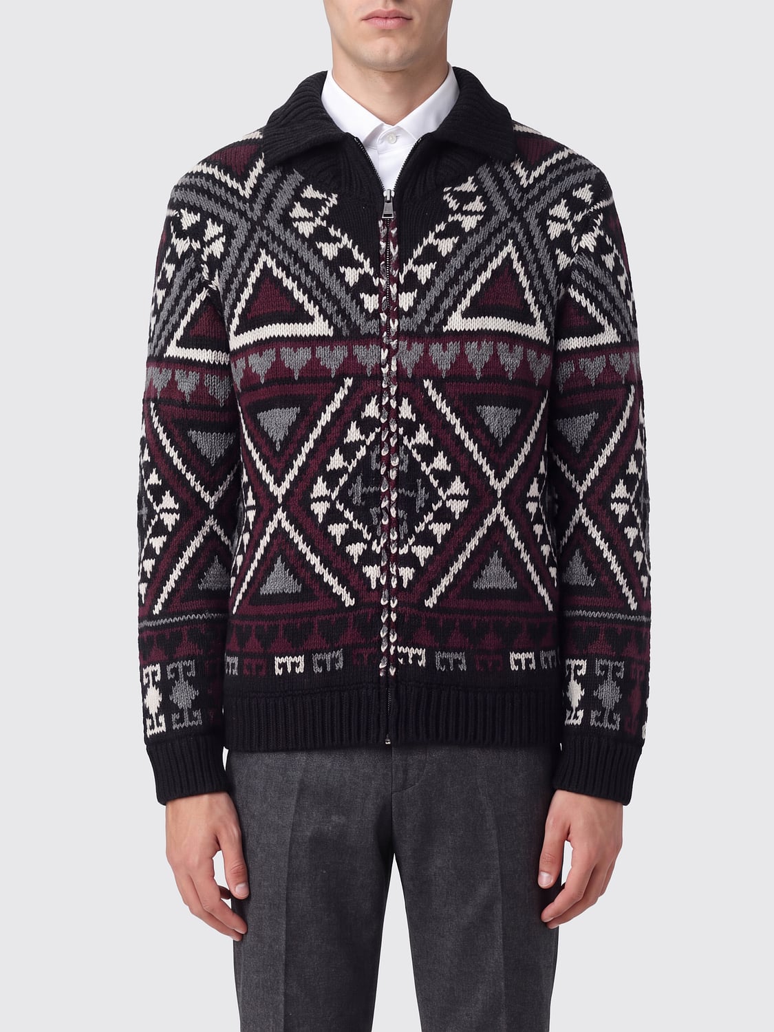 ROBERTO COLLINA SWEATER: Sweater men Roberto Collina, Black - Img 1