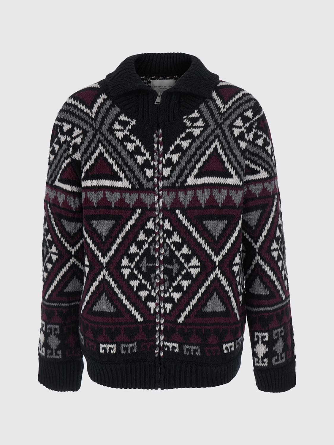 ROBERTO COLLINA SWEATER: Sweater men Roberto Collina, Black - Img 2
