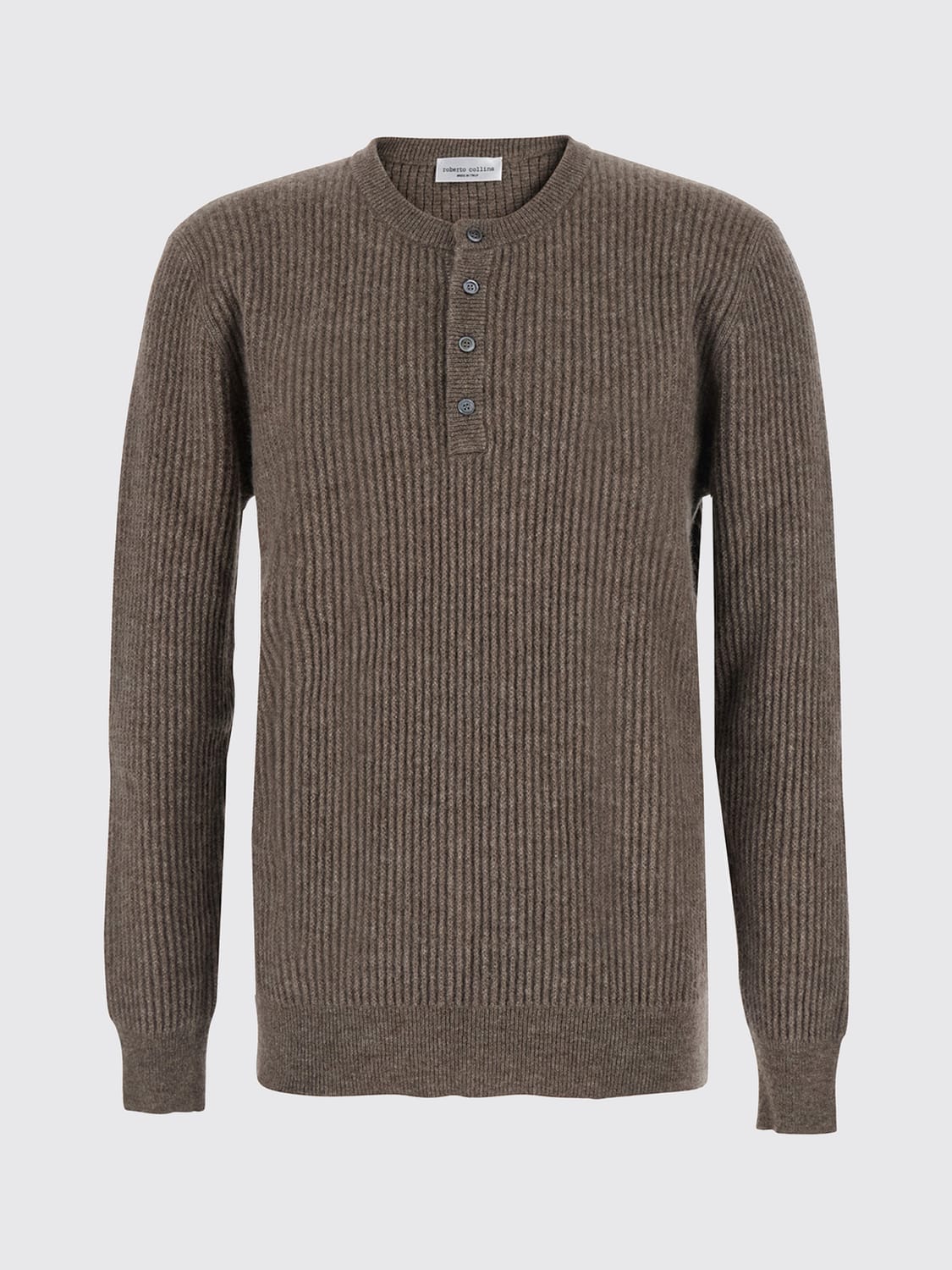 ROBERTO COLLINA SWEATER: Sweater men Roberto Collina, Brown - Img 2