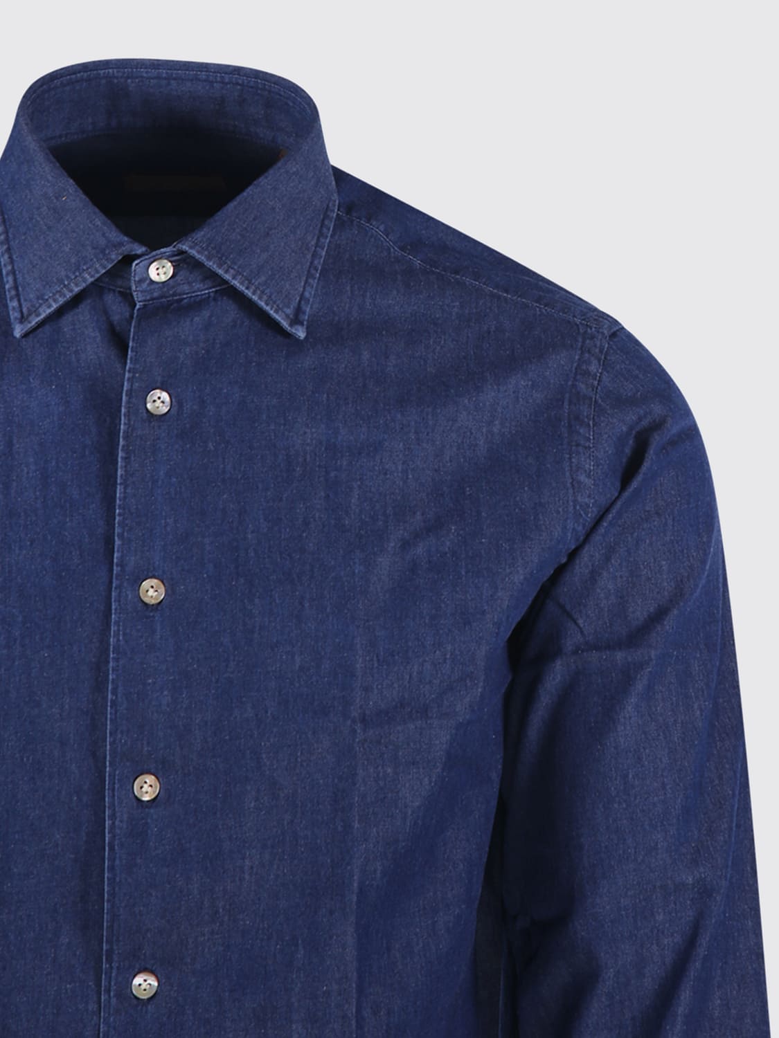 BORRIELLO SHIRT: Shirt men Borriello, Blue - Img 4