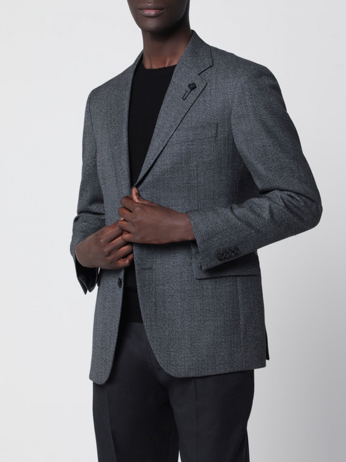 LARDINI JACKET: Jacket men Lardini, Grey - Img 1