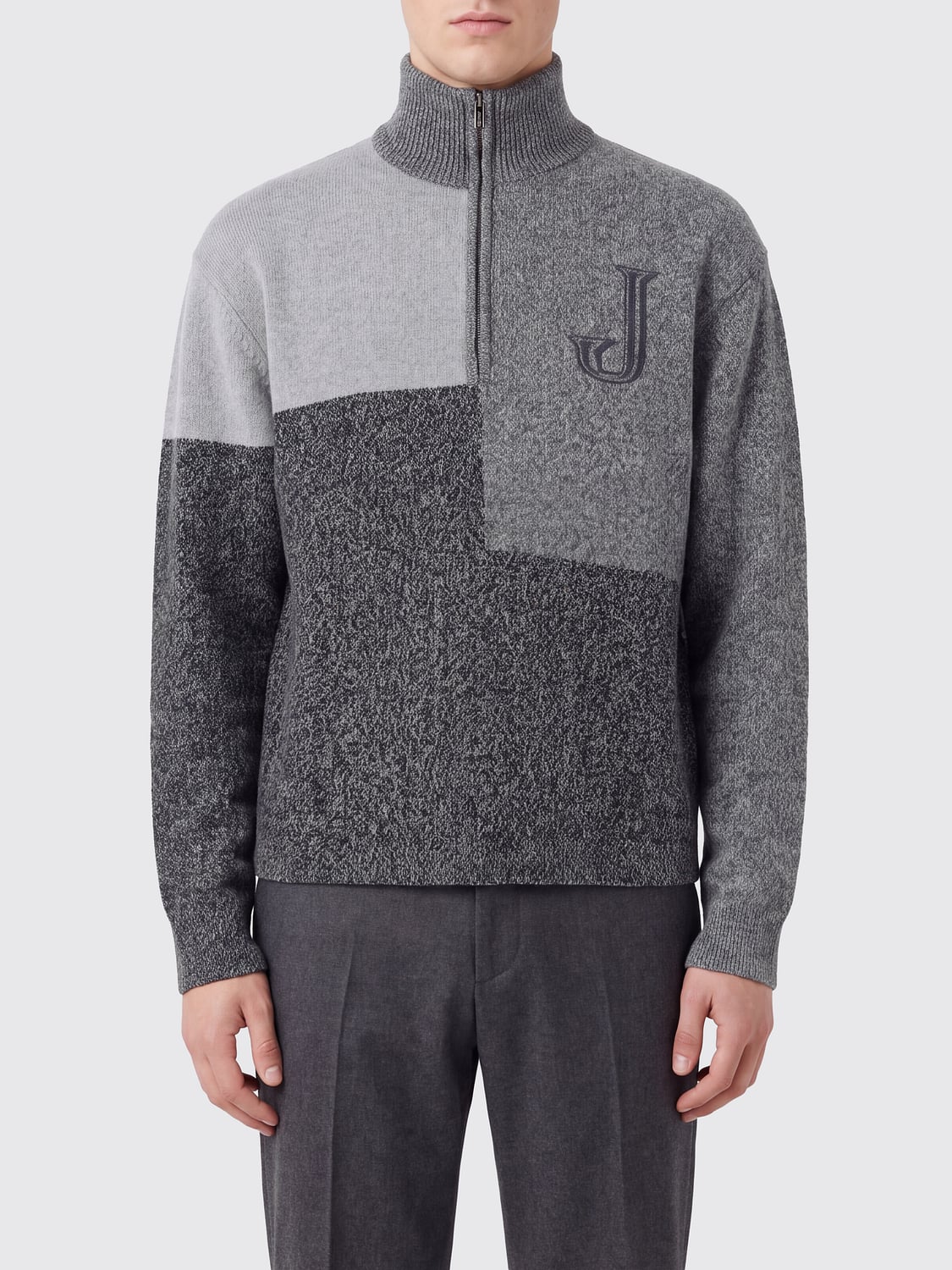 JACQUEMUS PULLOVER: Pullover herren Jacquemus, Grau - Img 1