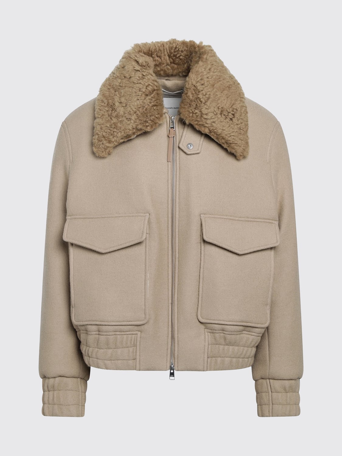 AMI PARIS JACKET: Jacket men Ami Paris, Beige - Img 2