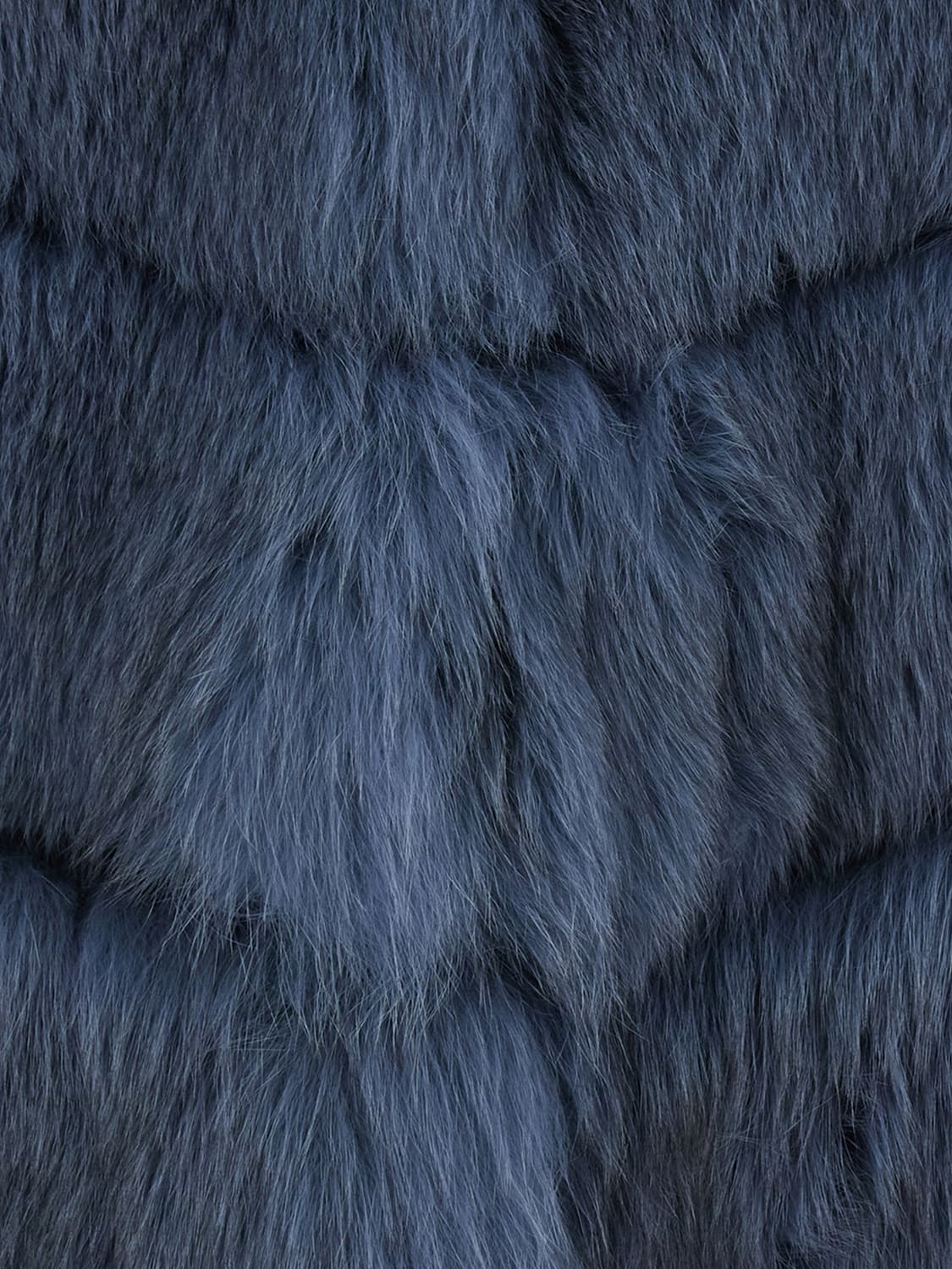 SUPREMA PELLICCIA: Gilet girocollo Suprema in misto lana e alpaca senza maniche, Blue - Img 4