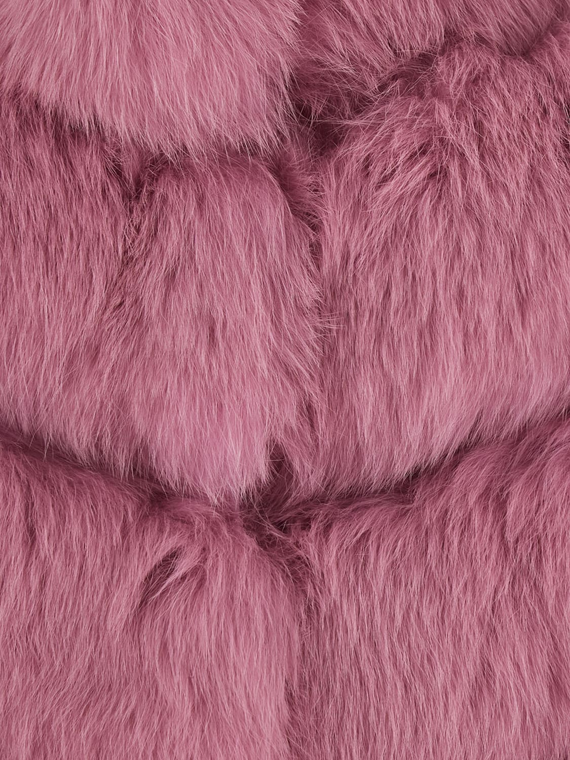 SUPREMA PELLICCIA: Gilet girocollo Suprema in pura lana senza maniche con tasche a fessura, Viola - Img 4