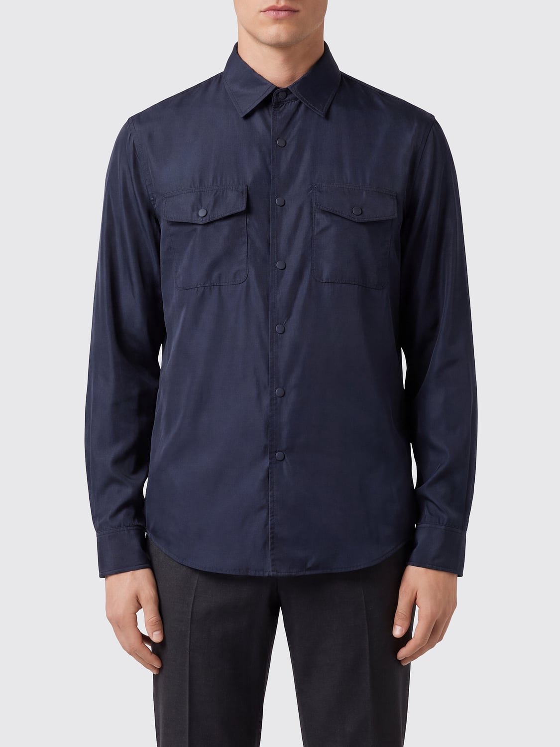 ASPESI CHAQUETA: Chaqueta hombre Aspesi, Azul Oscuro - Img 1