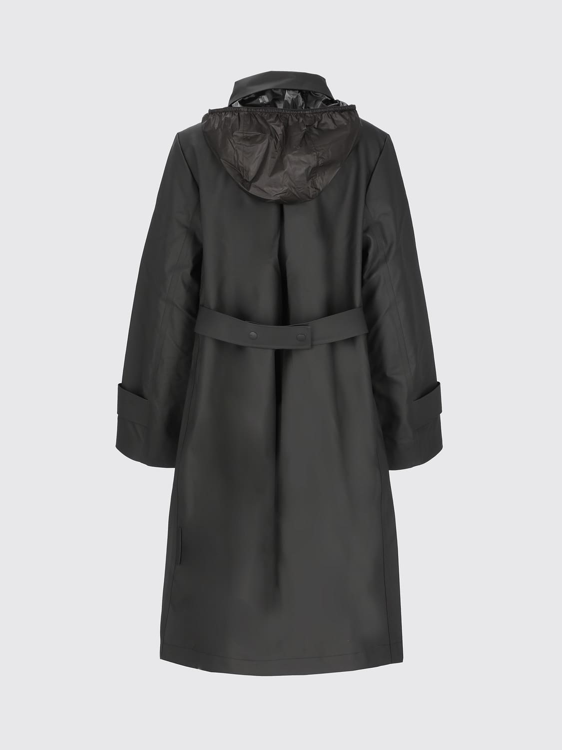 RAINS COAT: Coat woman Rains, Black - Img 3
