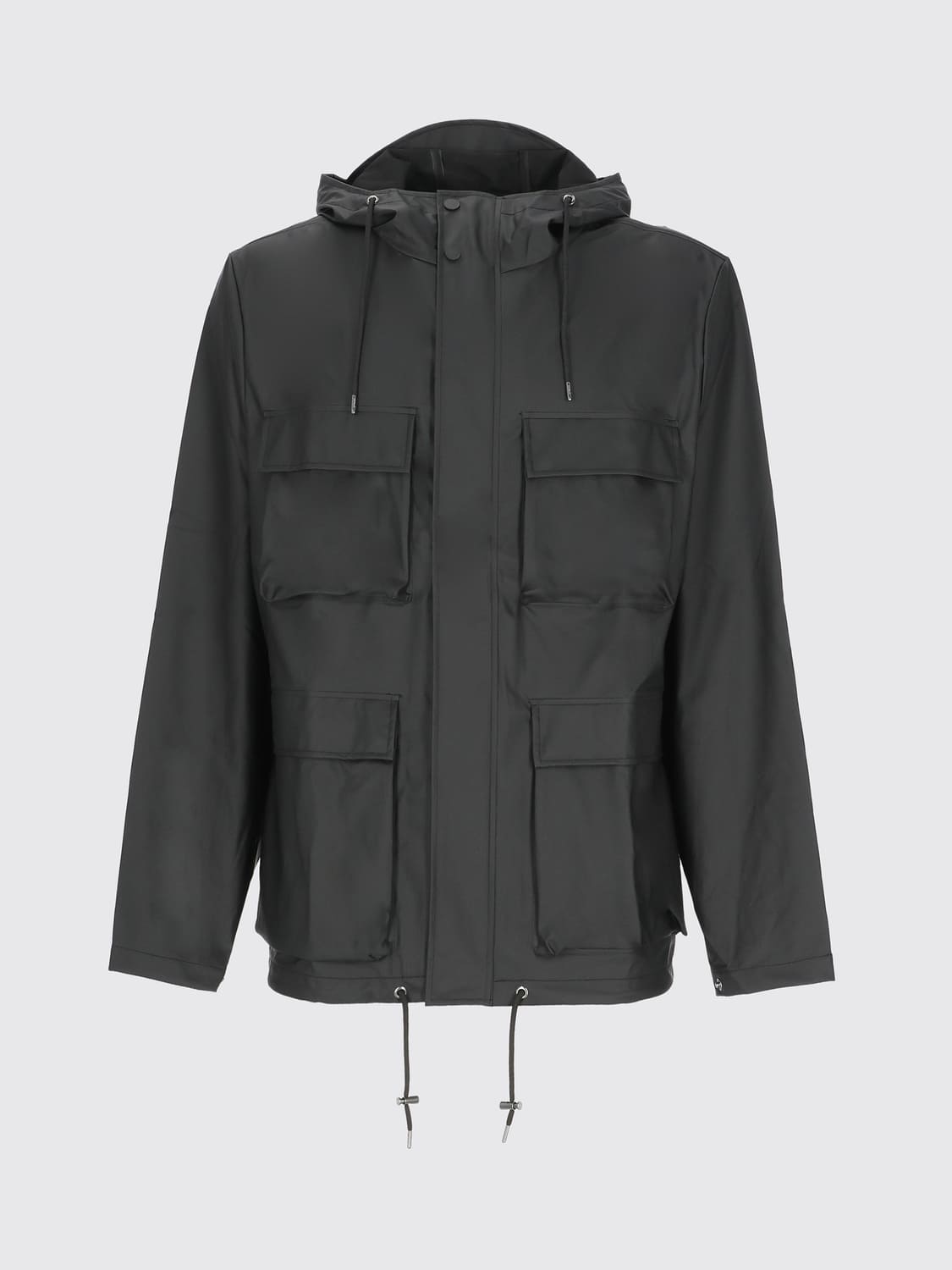 RAINS JACKET: Jacket men Rains, Black - Img 2