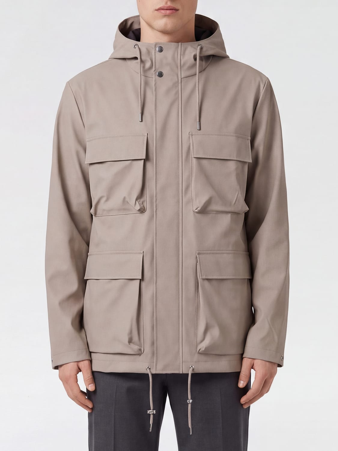 RAINS JACKET: Jacket men Rains, Grey - Img 1