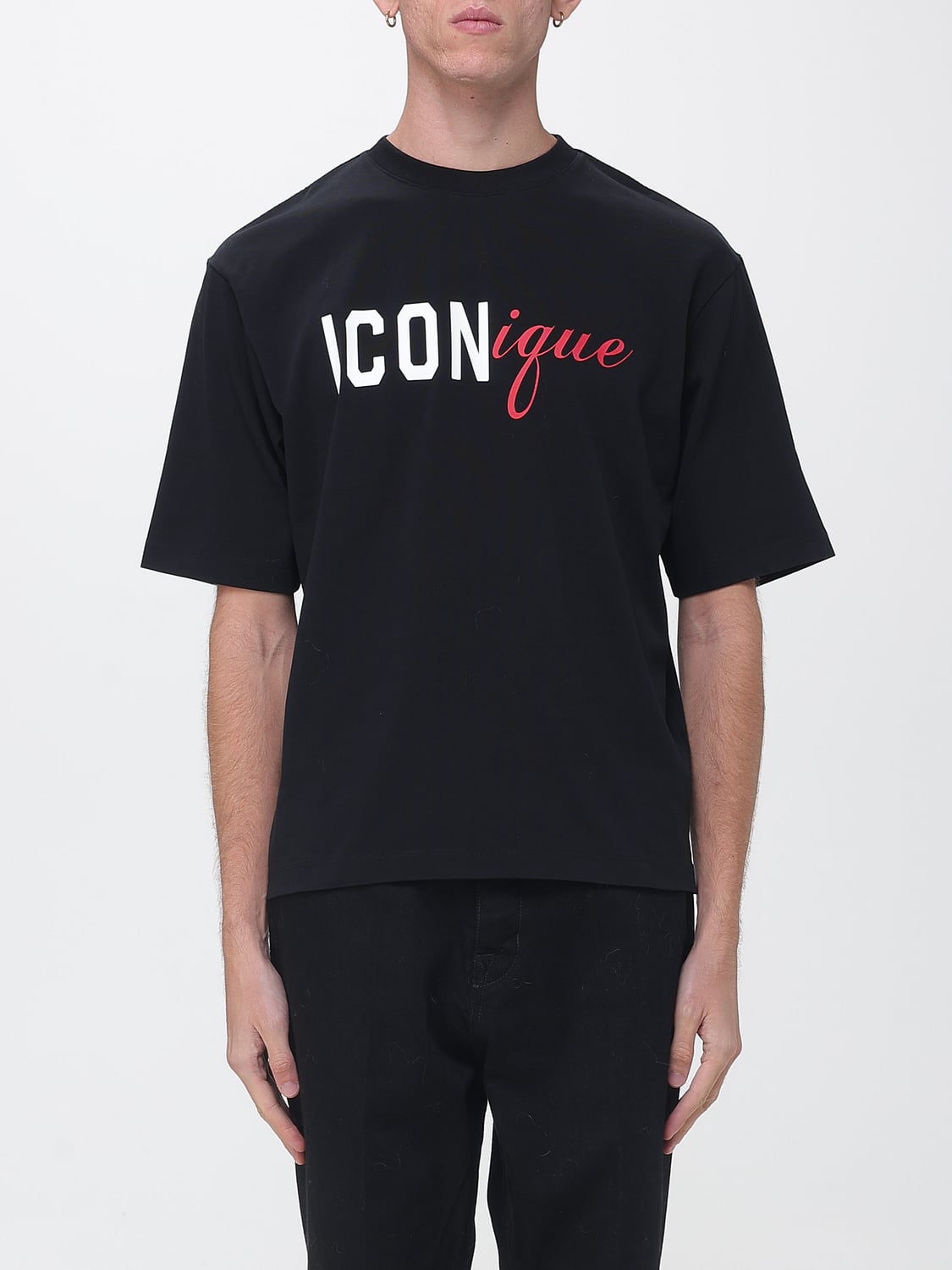 DSQUARED2 Tシャツ: Tシャツ メンズ Dsquared2, ブラック - Img 1