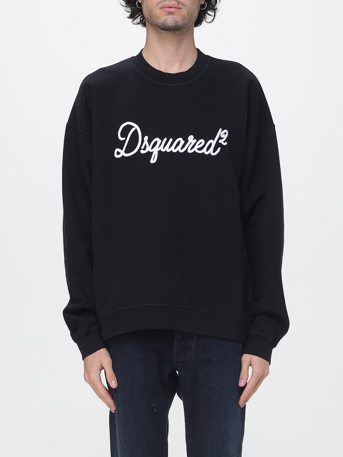 DSQUARED2 SWEATSHIRT: Sweatshirt men Dsquared2, Black - Img 1