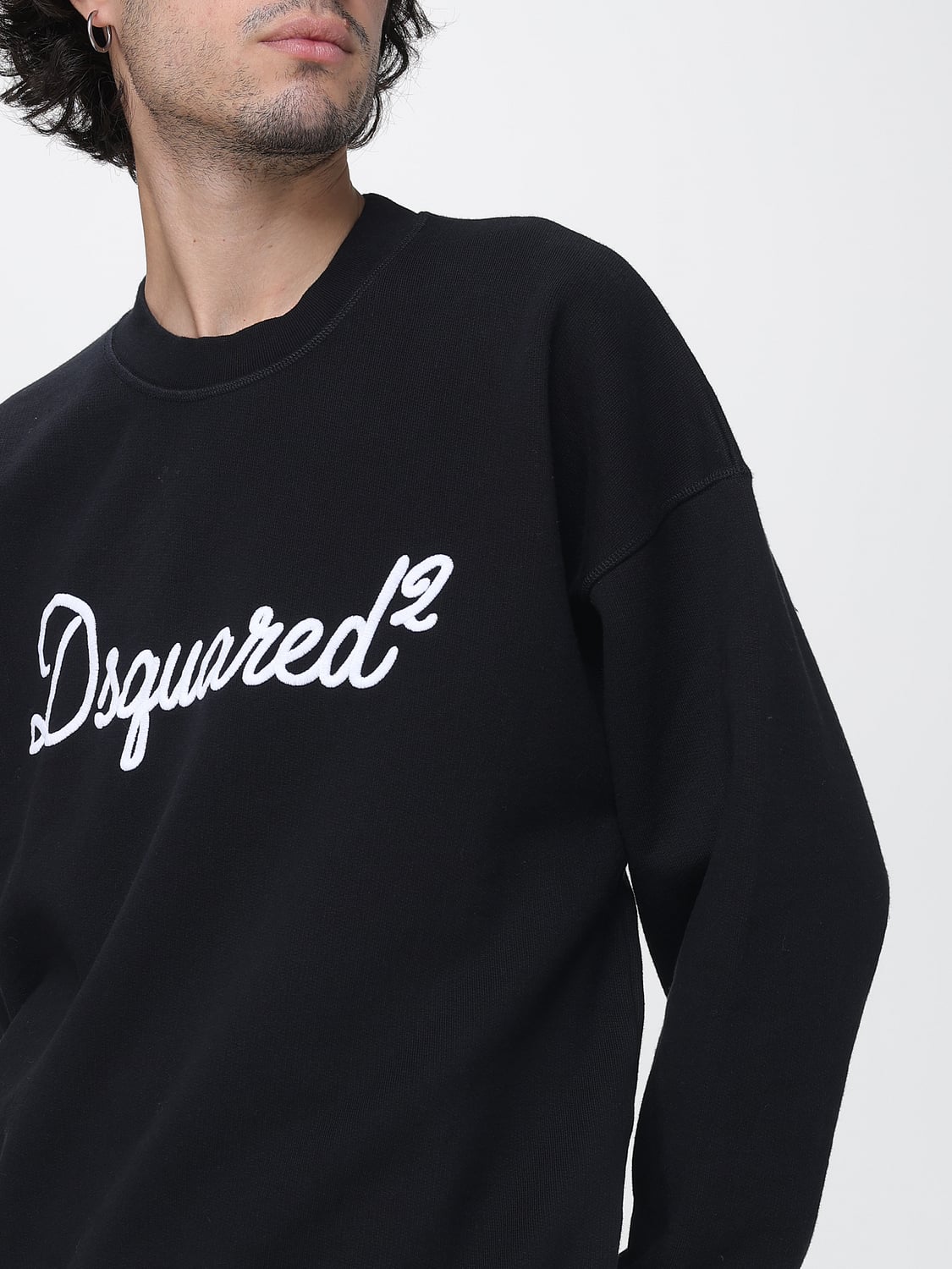 DSQUARED2 SWEATSHIRT: Sweatshirt men Dsquared2, Black - Img 3