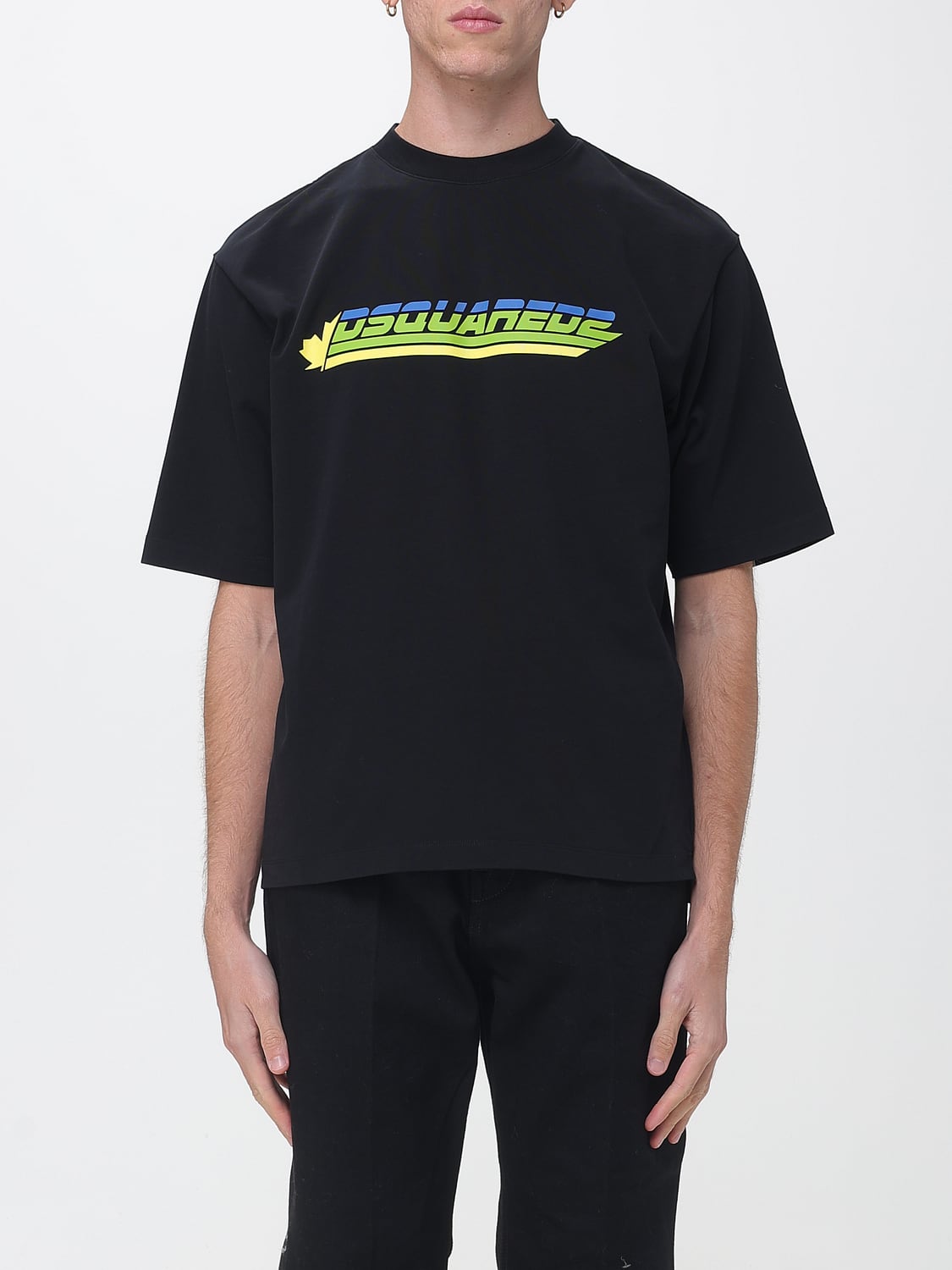DSQUARED2 Tシャツ: Tシャツ メンズ Dsquared2, ブラック - Img 1