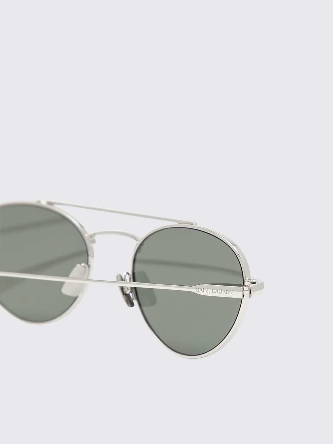 SAINT LAURENT 太阳镜: 太阳镜 男士 Saint Laurent, 灰色 - Img 2