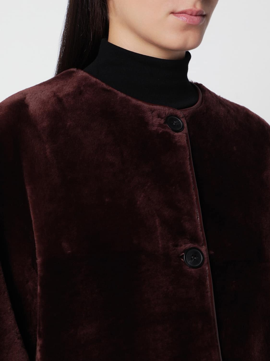 ARMA JACKET: Jacket woman Arma, Brown - Img 3