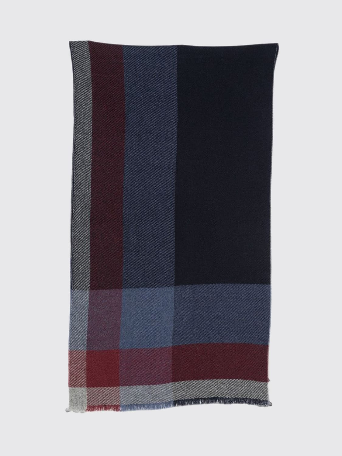 BRUNELLO CUCINELLI SCARF: Scarf men Brunello Cucinelli, Burgundy - Img 1