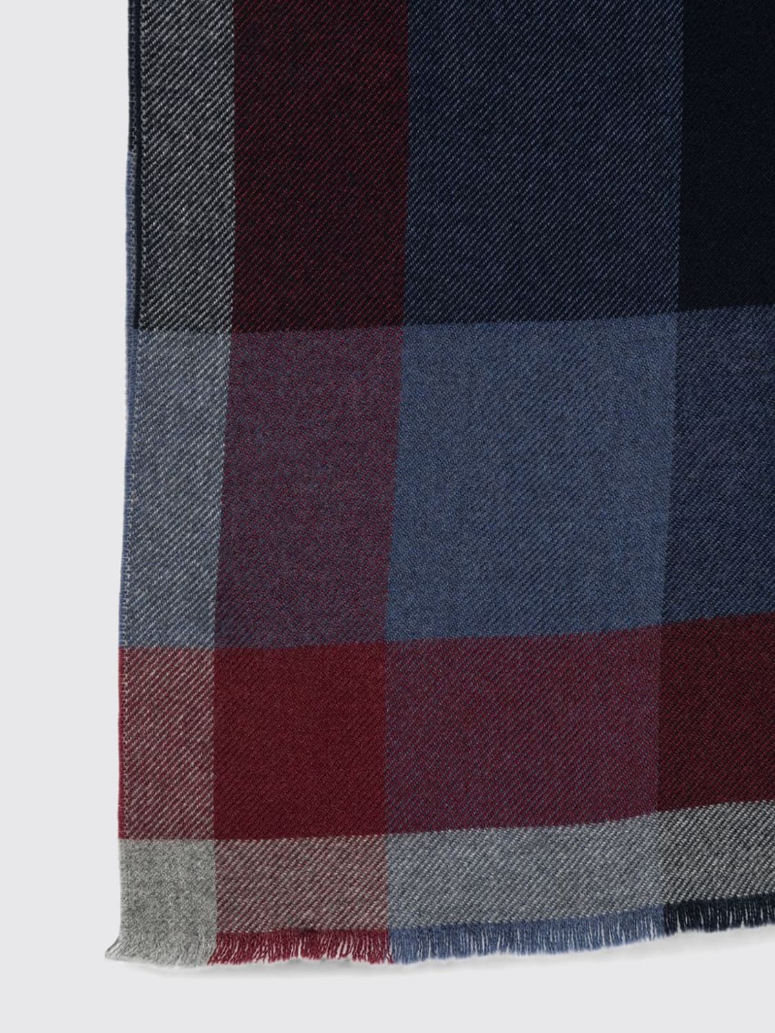 BRUNELLO CUCINELLI SCARF: Scarf men Brunello Cucinelli, Burgundy - Img 2