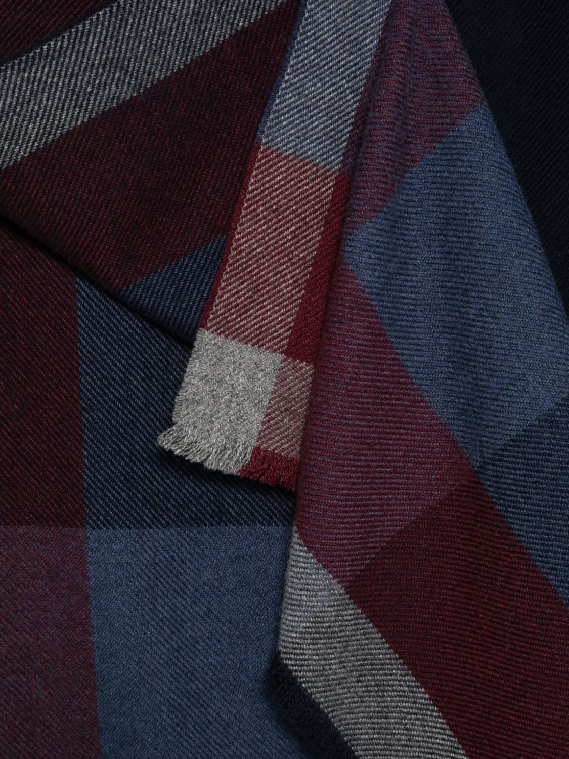 BRUNELLO CUCINELLI SCARF: Scarf men Brunello Cucinelli, Burgundy - Img 3