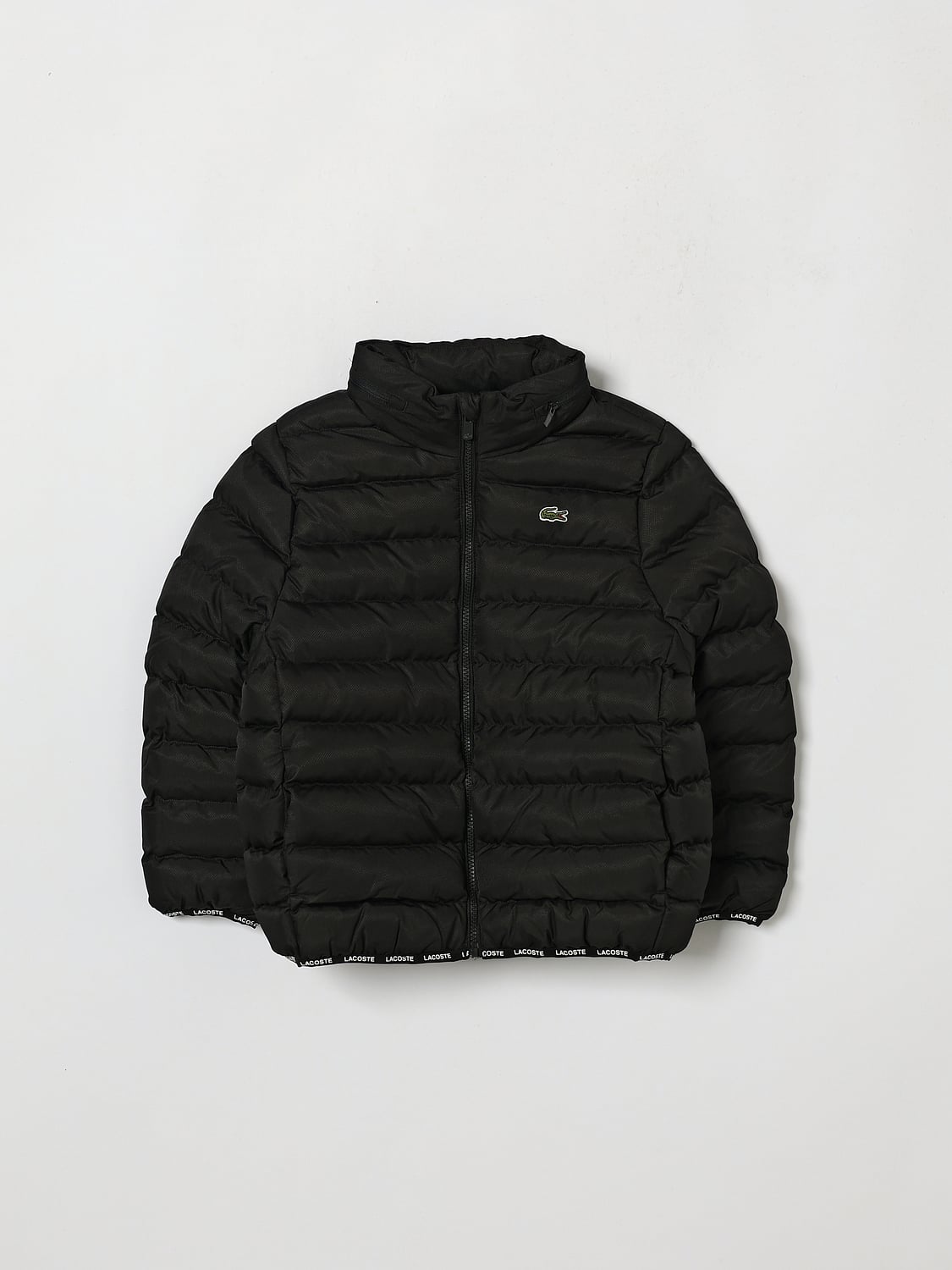 LACOSTE JACKET: Jacket kids Lacoste, Black - Img 1