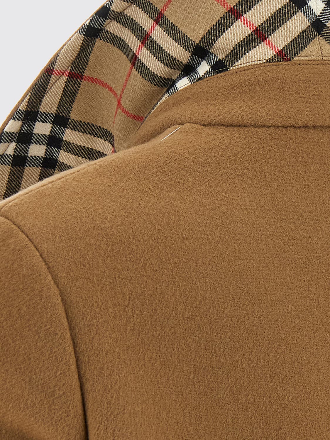 BURBERRY 코트: 코트 여성 Burberry, 카멜 - Img 4