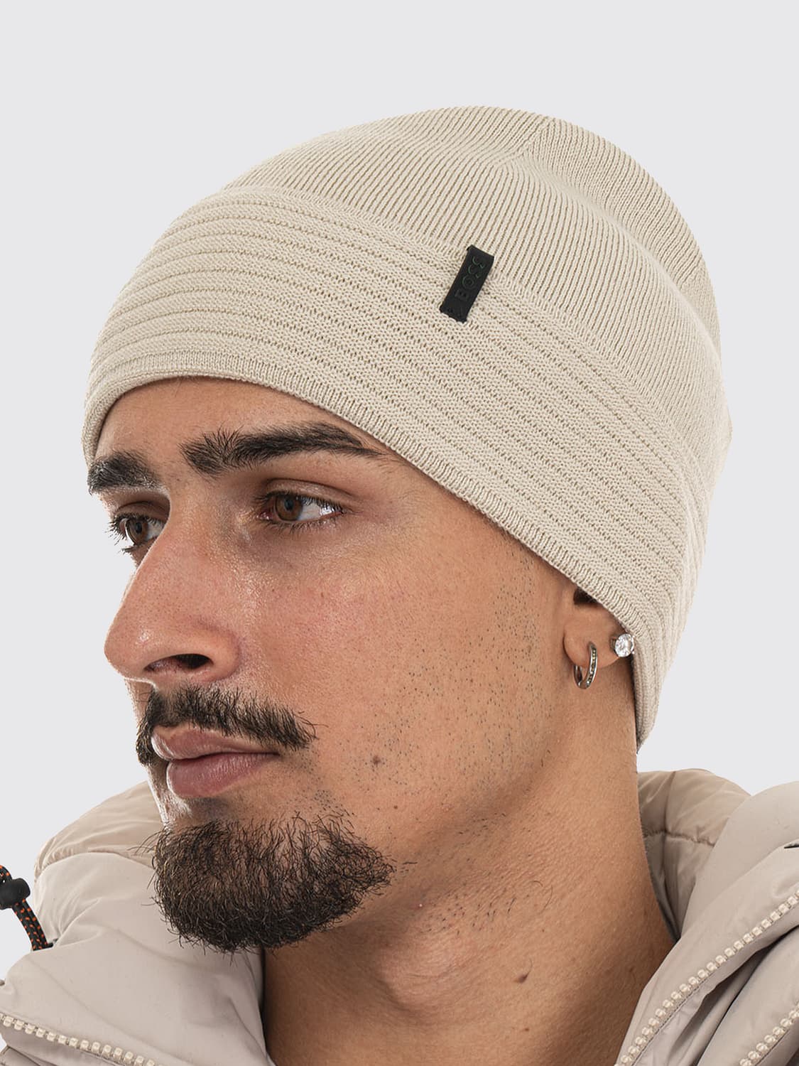BOSS HAT: Hat men Boss, Beige - Img 2